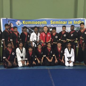 The first Kummooyeh seminar & instructor course in India (제 1회 인도 검무예 세미나 및 사범 연수) – 9~14 October, 2015