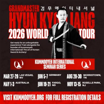 2026 World Tour – Seminars with Grandmaster Jang
