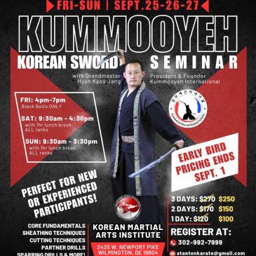 Seminar in Stanton, Deleware, USA September 25-27
